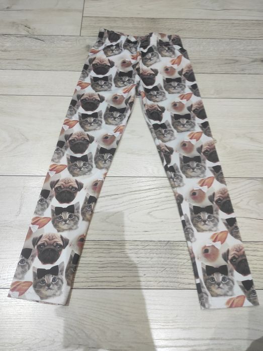 Legginsy dziewczęce w zwierzątka