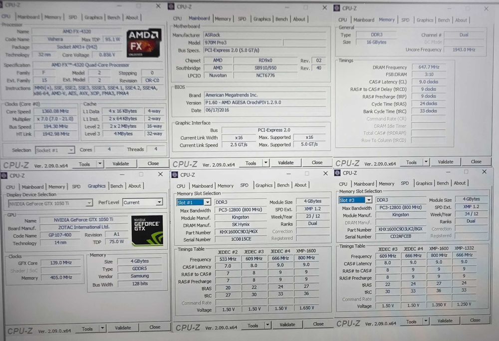 Компактний ігровий ПК FX-4320/GTX 1050 Ti 4GB/16GB DDR3/NVMe SSD 128Gb