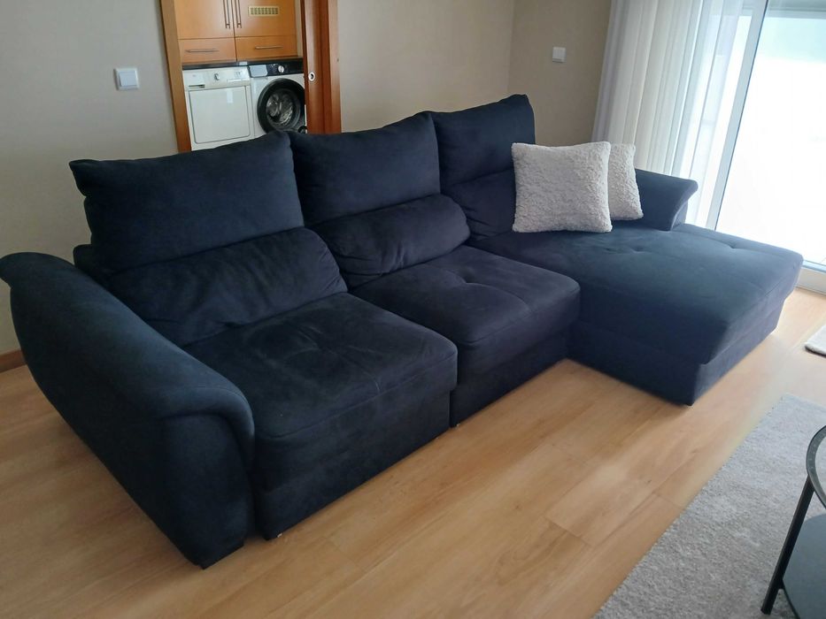 Sofá-chaise longue em excelente estado