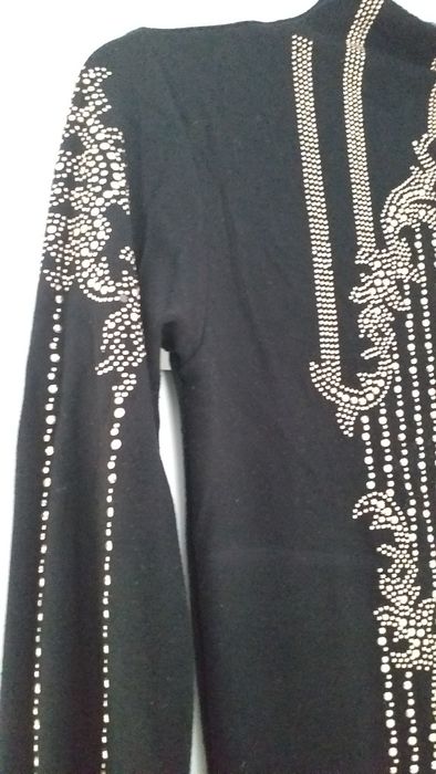 Bluzka sweter elegacka zdobiona