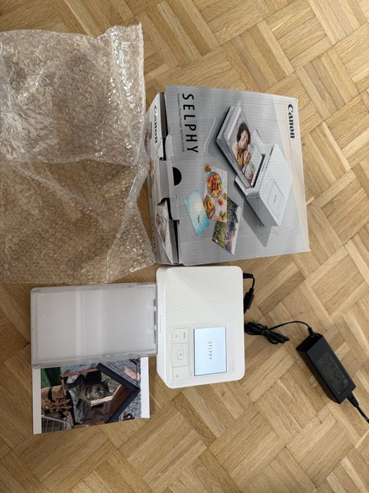 Drukarka fotograficzna canon selphy cp1500 jak nowa