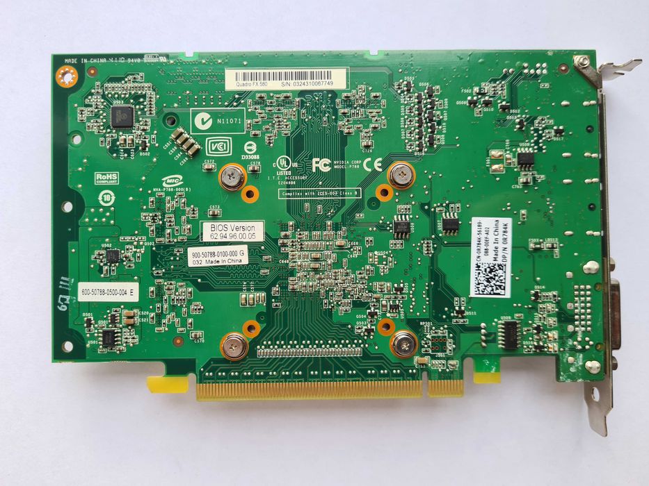 Karta graficzna nVidia Quadro FX 580