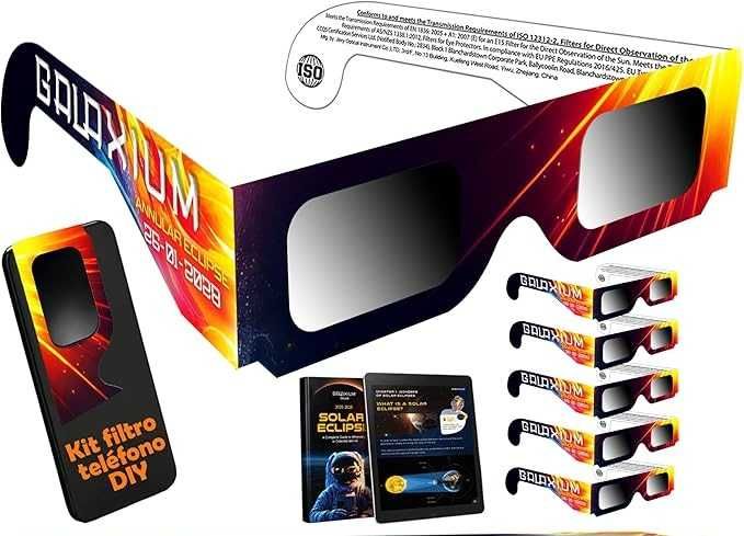 Óculos de Proteção para Eclipse Solar certificados