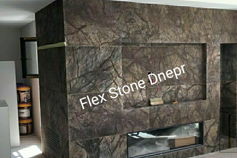 Гибкий мрамор, каменный шпон Bidasar 2мм