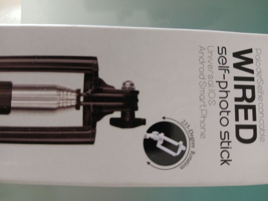 Novo Selfie Palo com cabo