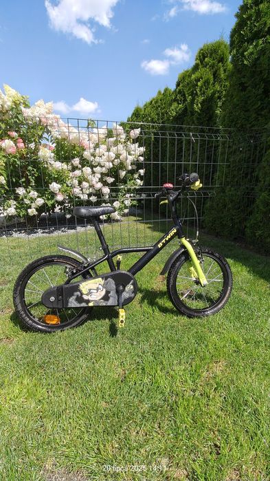 Rower dziecięcy Btwin Dark Hero 500 16"