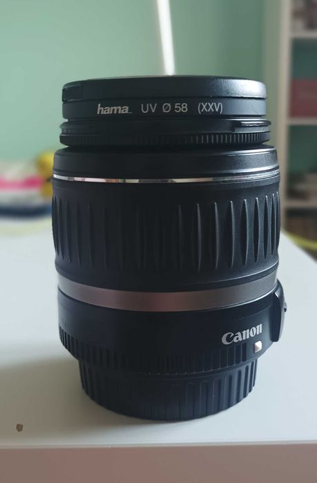 Lente Canon EFS 18- 55 mm + filtro UV
