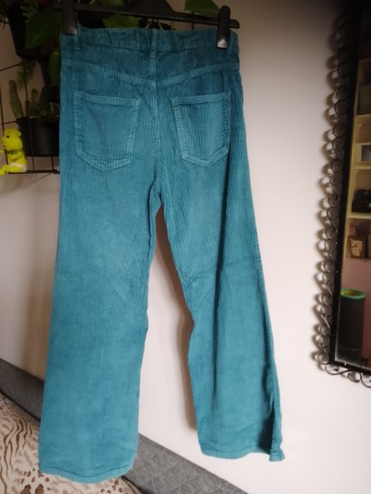 Spodnie Zara sztruks 164