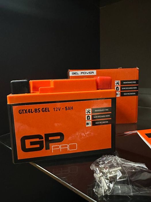 Мотоакумулятор GP-PRO GTX4L-BS 12В 5Ah гелевий