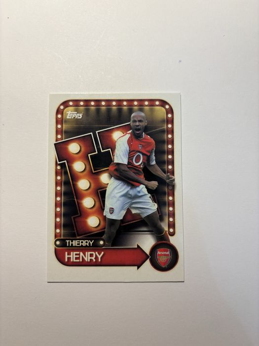 Thierry Henry – Topps Name in Lights (Insert)