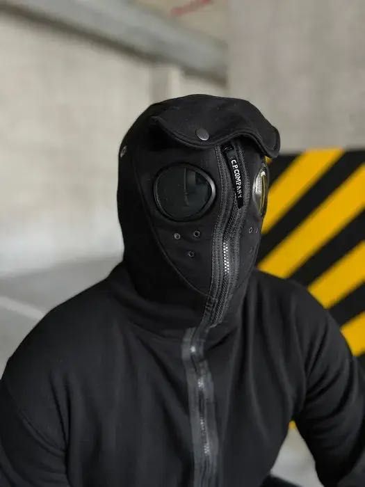 Зіп Худі CP Company Full / Чорна Кофта СП Компані / Толстовка Сіпіха