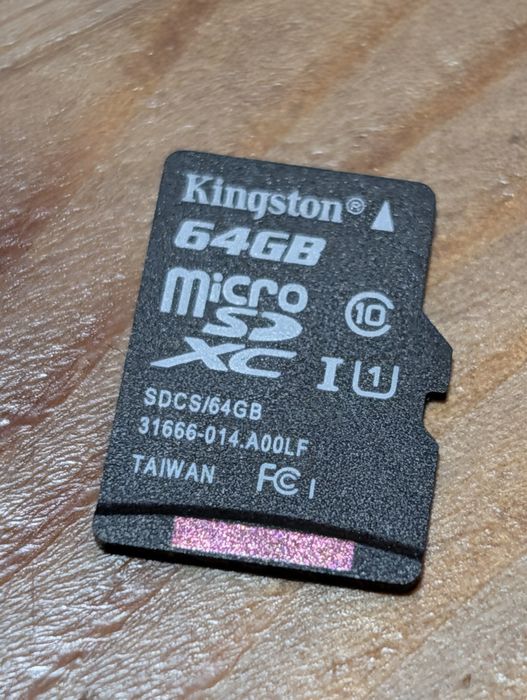 Oryginalna karta pamięci MicroSD Kingston 64GB