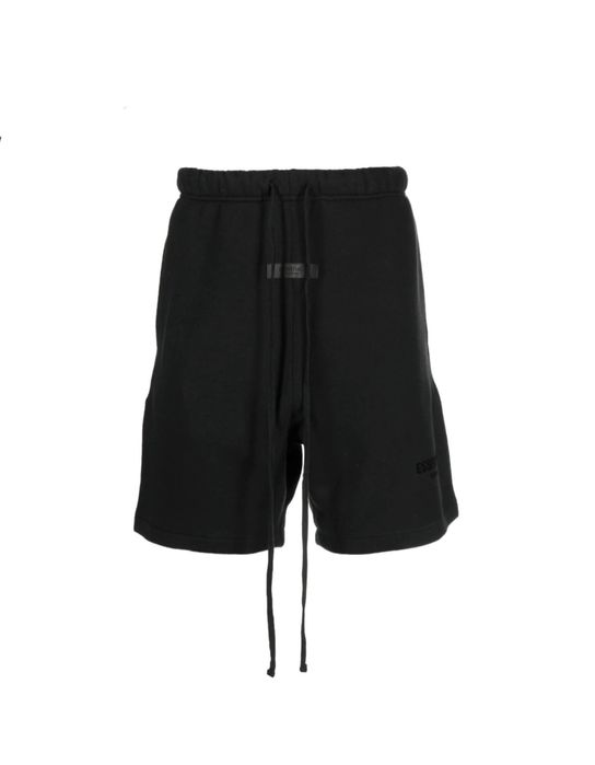 Шорты Fear Of God Essentials FOG Black Drip Shorts Оригинал