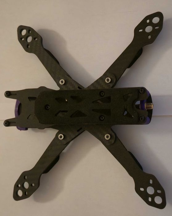 Rama FPV Gad Martian IV 220 mm 4mm karbon + TPU - Stan bardzo dobry