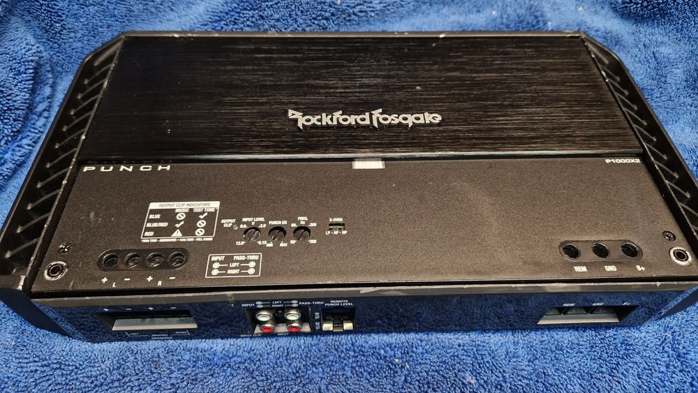 Rockford Fosgate Punch P1000x2 mocne dwa kanały klasa AB