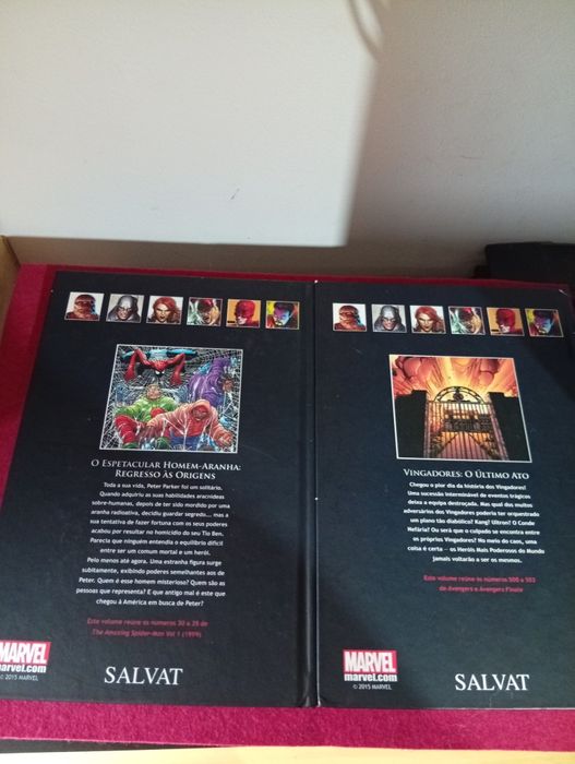 Conjunto de graphic novels Marvel