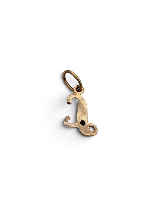 Złota zawieszka - litera "L" 585 14K 0,45 g, dł. 18 mm