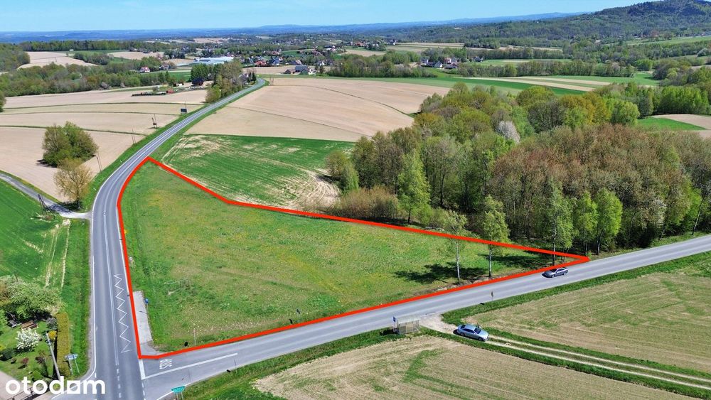 Działka inwestycyjna przy drodze powiatowej MNU 4866 m² – Witanowice - Widok 2