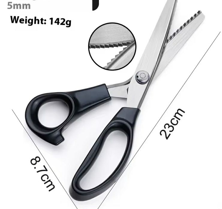 Ножницы для раскроя зиг-заг шаг 5 мм