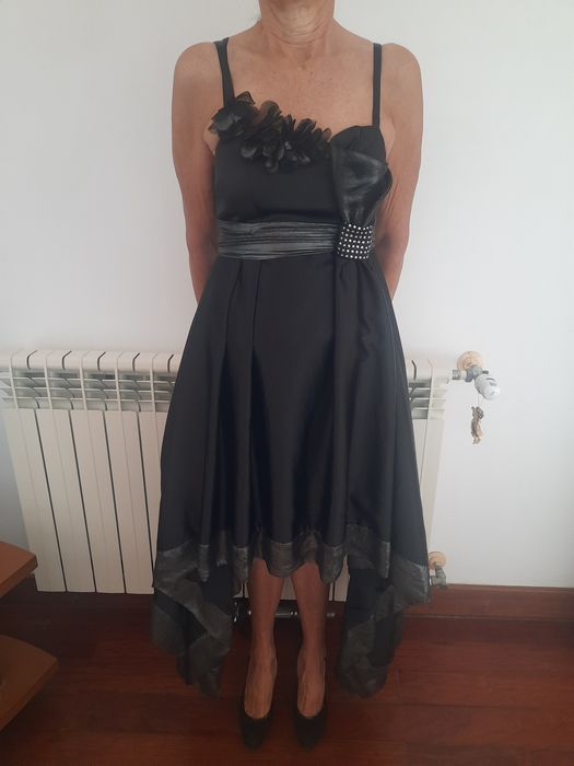 Vestido de cerimonia em cetim