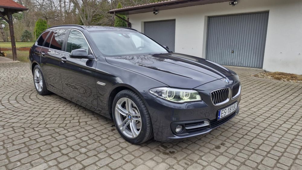BMW Seria 5 xDrive, automat, hak, 162 tyś przebieg