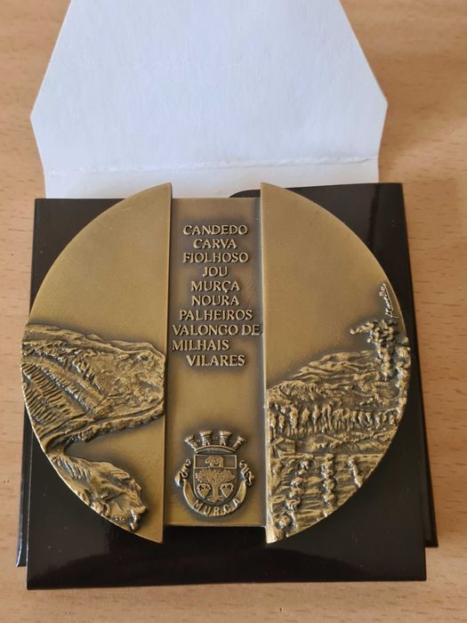 Medalha comemorativa em bronze da cidade de Murça