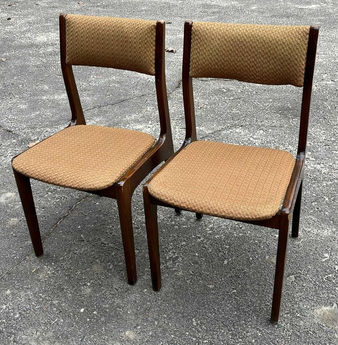 Krzesła Aster Paczków – oryginał PRL, komplet 2 szt.