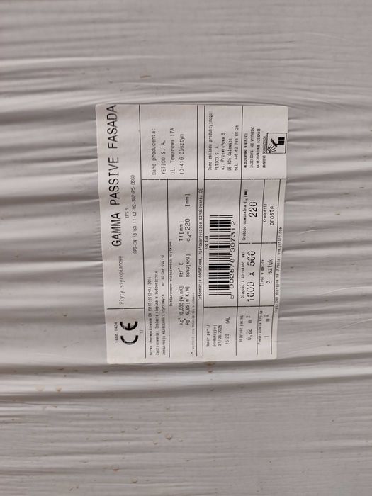 Styropian grafitowy gamma passive yetico 033 22 cm