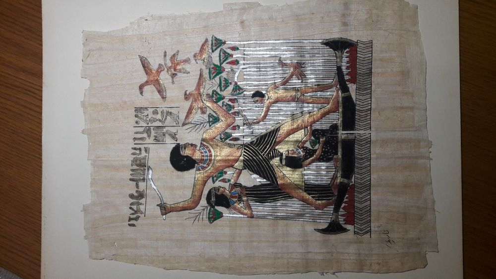 Пергамент египетский рисунок фараон