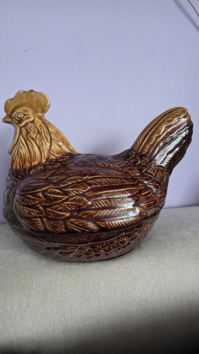 Ceramiczna kura duża