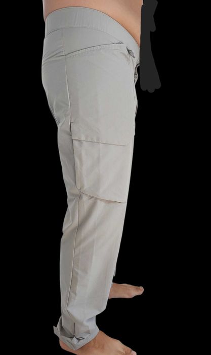 Popielate spodnie trekkingowe z poliamidu 4F R. XL