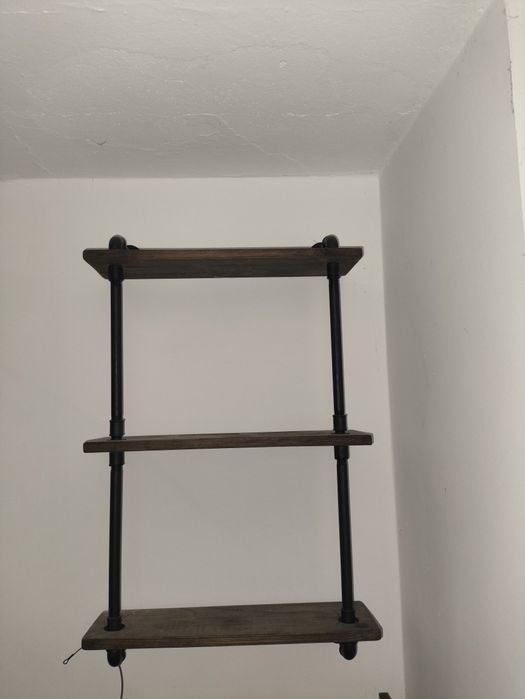 Zestaw Półki Ścienne Industrialne z rur - 3 sztuki - LOFT