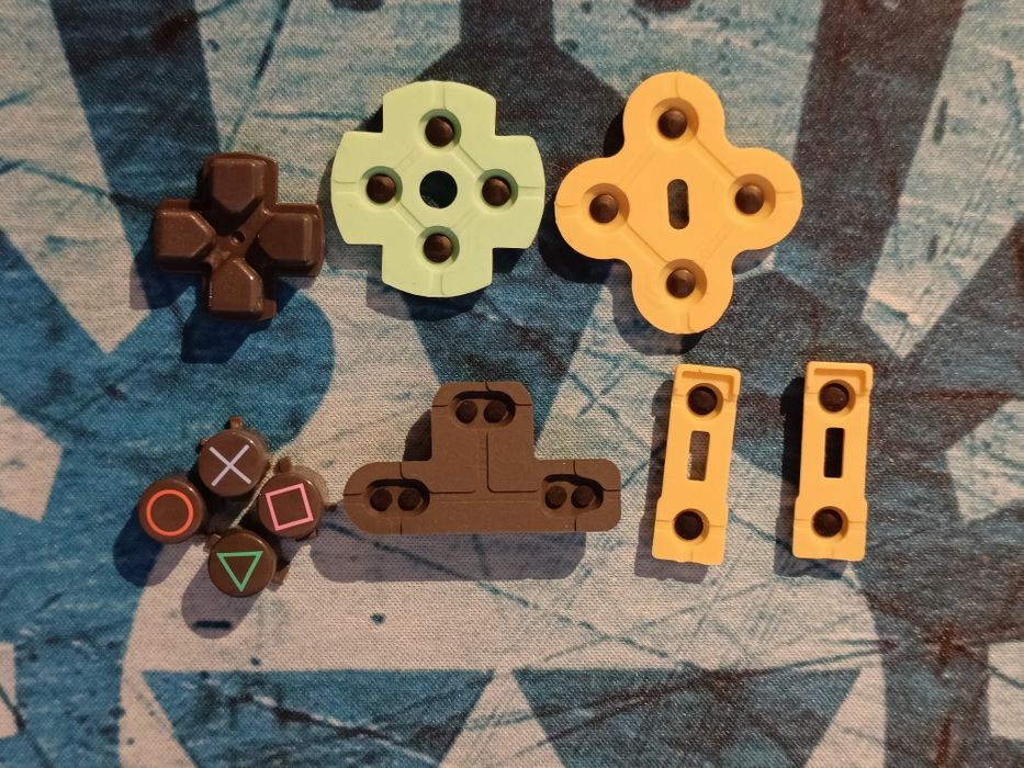 Botões borrachas contactos para dualshock 2 e 3 PlayStation 2