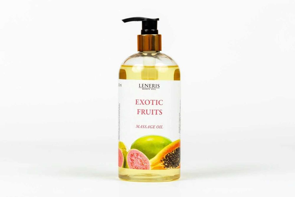 Exotic Fruits масажна олія "Guave & Papaya" TM Leneris 500 мл