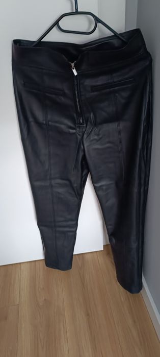 Spodnie skórzane damskie rozmiar 40 H&M