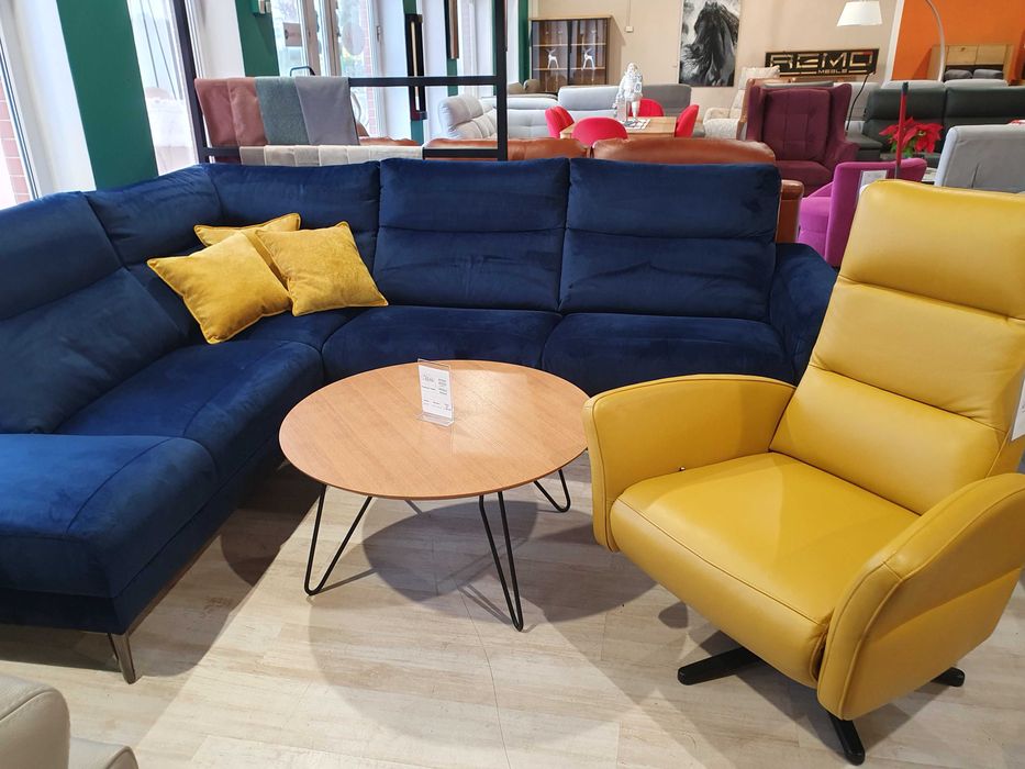 Fotel obrotowy z funkcją relaks BASILICO skóraS2 151 VERO Promocja 20%