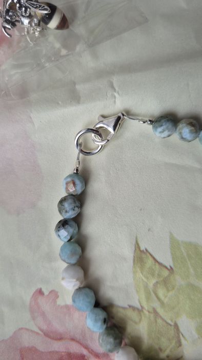 Larimar srebro 0.925 bransoletka