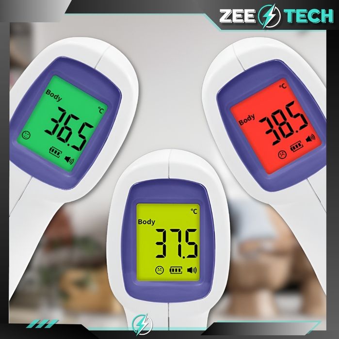 Termometr Bezdotykowy Elektroniczny Medyczny Na Podczerwień Cyfrowy