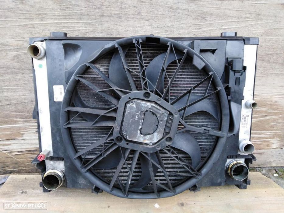 Conjunto radiador termoventilador bmw e60 530d ano