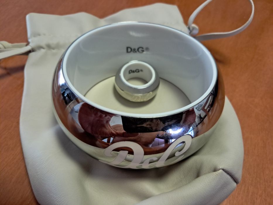 Conjunto pulseira e anel D&G