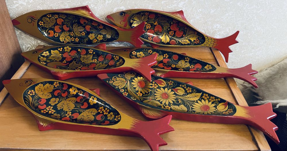 Блюдо Тарілка деревʼяна Панно настінне Подарунок Сувенір СРСР