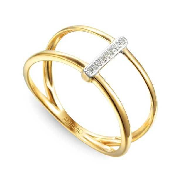Pierścionek z diamentami R64659 Y ADIAMO