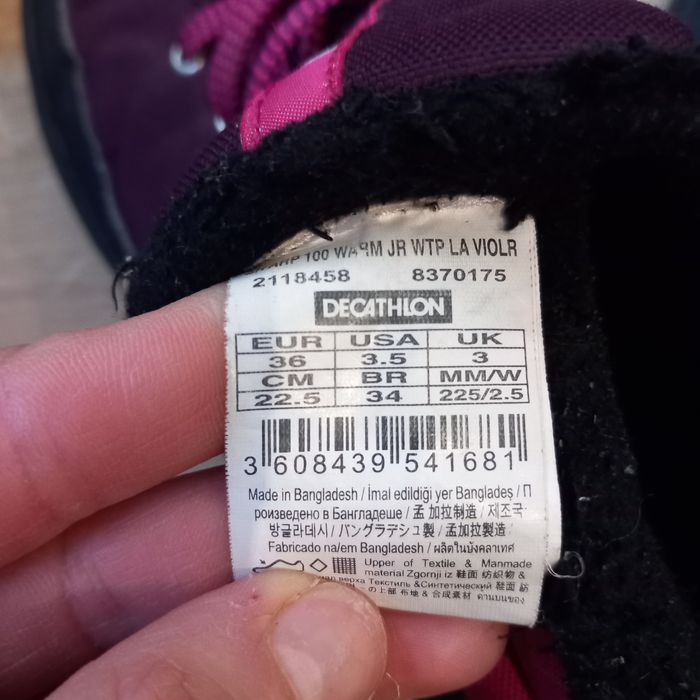 Quechua buty trekingowe 36