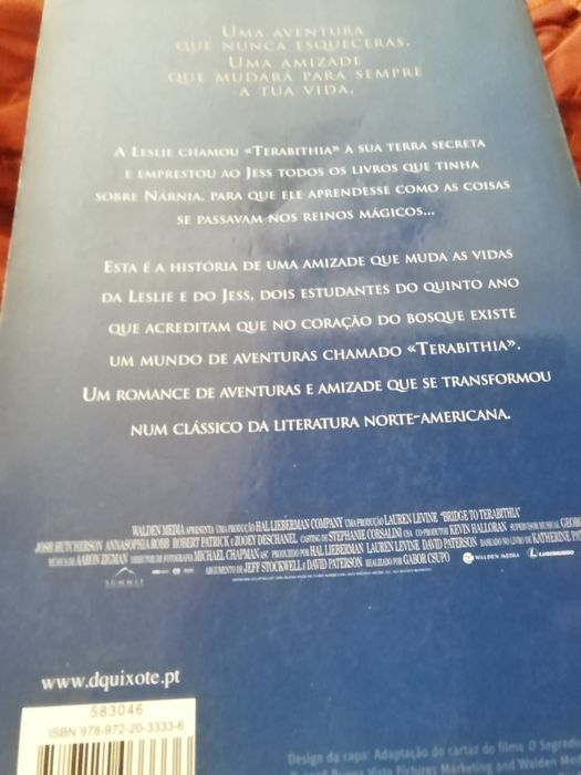 Ponte para Terabithia, Dom Quixote