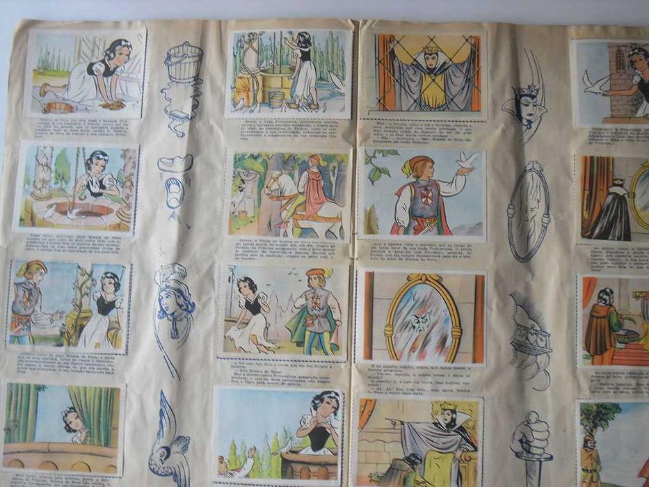 Caderneta Cromos Branca de Neve