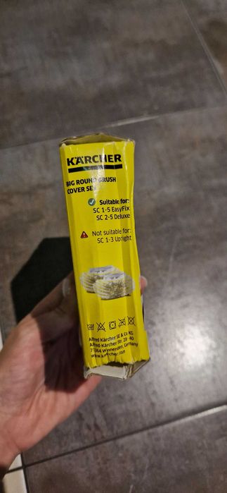 Karcher zestaw okrągłych nakładek do parownicy