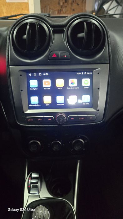 Rádio Android 14 com GPS Alfa Romeo Mito (Artigo Novo)