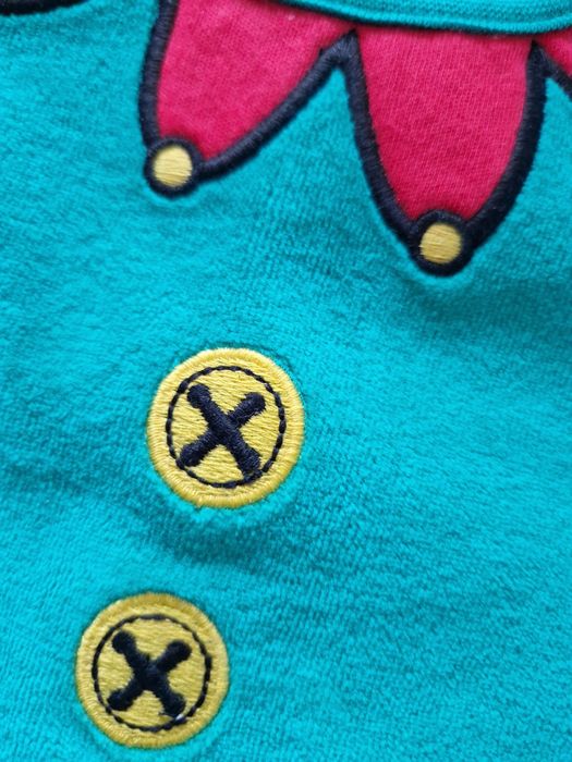 Pajacyk niemowlęcy strój elfa święta r 56-62