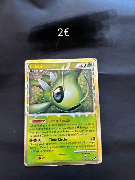 Cartas de Pokémon antigas
