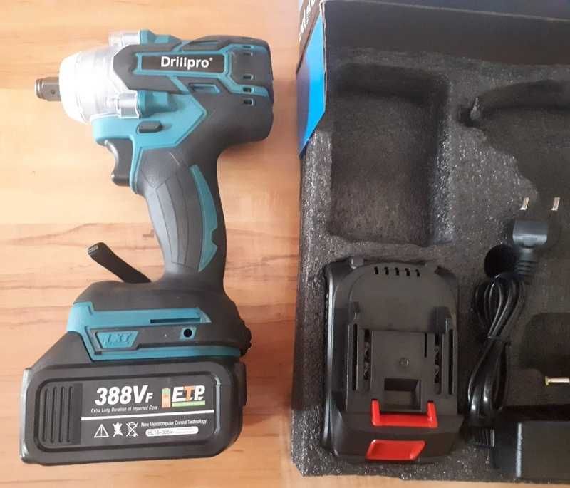Máquina de aperto Chave de impacto a baterias 2X